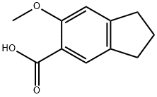 6-methoxy-5-indanecarboxylic acid(SALTDATA: FREE) Struktur