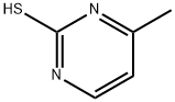 2-Pyrimidinethiol, 4-methyl- Structure