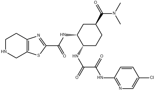N-Desmethyl Edoxaban Struktur