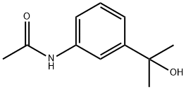 Acetamide, N-[3-(1-hydroxy-1-methylethyl)phenyl]- Struktur