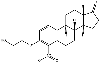 (8S,9S,13S,14S)-3-(2-hydroxyethoxy)-13-methyl-4-nitro-7,8,9,11,12,14,1 5,16-octahydro-6H-cyclopenta[a]phenanthren-17-one Structure