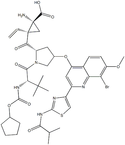 Faldaprevir Struktur
