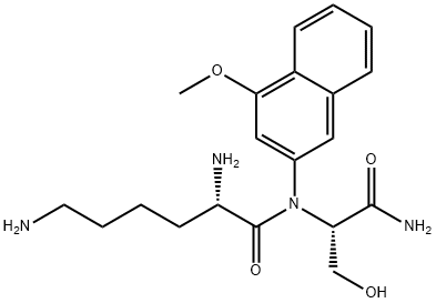 LYS-SER 4-METHOXY-B-NAPHTHYLAMIDE*FORMAT E Structure