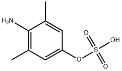 Phenol, 4-amino-3,5-dimethyl-, 1-(hydrogen sulfate) Struktur