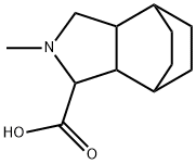 4,?7-?Ethano-?1H-?isoindole-?1-?carboxylic acid, octahydro-?2-?methyl- Struktur