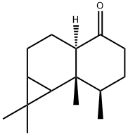 (3aR,7R,7aR)-Decahydro-1,1,7,7a-tetramethyl-4H-cyclopropa[a]naphthalen-4-one,808102-62-7,结构式