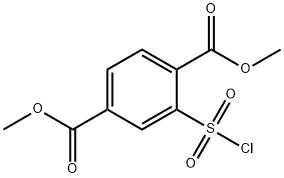 1,4-二甲基2-(氯磺酰基)苯-1,4-二羧酸酯, 80998-70-5, 结构式