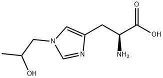 N-3'-(2-hydroxypropyl)histidine,81790-79-6,结构式