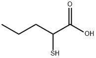 Pentanoic acid, 2-mercapto- Structure