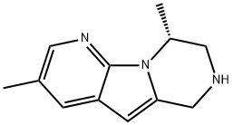 (9R)-6,7,8,9-Tetrahydro-3,9-dimethylpyrido[3′,2′:4,5]pyrrolo[1,2-a]pyrazine Struktur