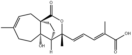 デアセチルプソイドラル酸A 化学構造式