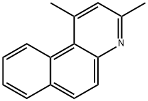 Benzo[f]quinoline, 1,3-dimethyl- Structure