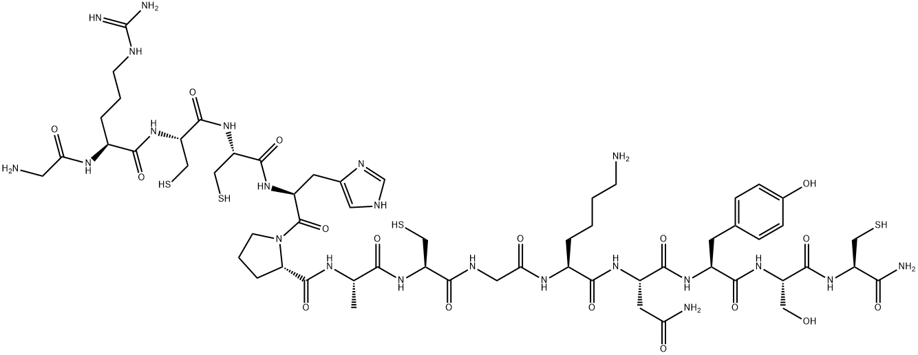 Conotoxin M I (reduced) Struktur