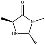 4-Imidazolidinone, 2,3,5-trimethyl-, (2R,5S)- 结构式