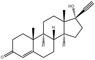 Pregn-4-en-20-yn-3-one, 17-hydroxy- Struktur