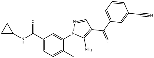 Acumapimod (BCT-197),836683-15-9,结构式