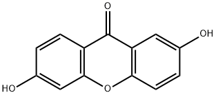 2,6-Dihydroxyxanthone Structure