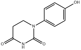二氢-1-(4-羟基苯基)-2,4(1H,3H)-嘧啶二酮, 83809-75-0, 结构式