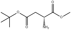 D-Aspartic acid, 4-(1,1-dimethylethyl) 1-methyl ester Structure