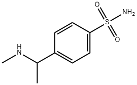 4-[1-(methylamino)ethyl]benzene-1-sulfonamide Structure