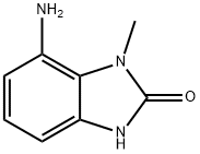 2H-Benzimidazol-2-one, 7-amino-1,3-dihydro-1-methyl- Struktur