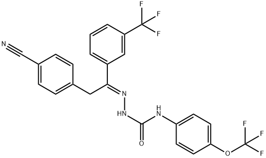 (E)-氰氟虫腙标准品, 852403-68-0, 结构式