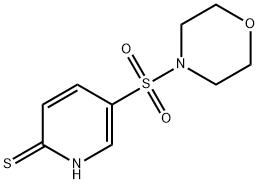 2(1H)-Pyridinethione, 5-(4-morpholinylsulfonyl)-,852706-13-9,结构式