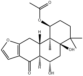 ノルカエサルピニンE 化学構造式