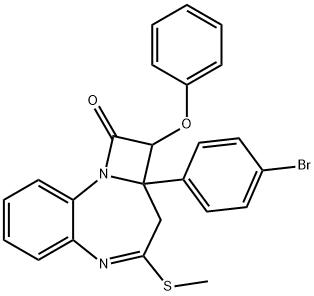 7-(4-bromophenyl)-8-phenoxy-4,5-benzo-3-aza-2-nonem Structure