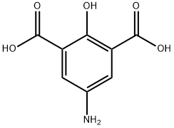 1,3-Benzenedicarboxylic acid, 5-amino-2-hydroxy- Structure