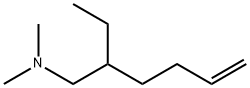 2-Ethyl-N,N-dimethyl-5-hexen-1-amine Structure