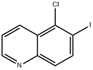 Quinoline, 5-chloro-6-iodo- 结构式