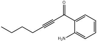 2-Heptyn-1-one,1-(2-aminophenyl)-(9CI) 结构式