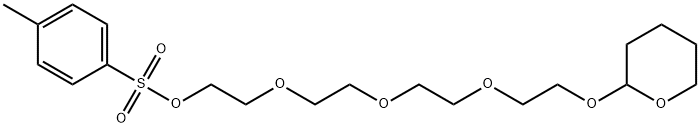 对甲苯磺酸酯-四聚乙二醇-四氢吡喃醚, 86259-89-4, 结构式