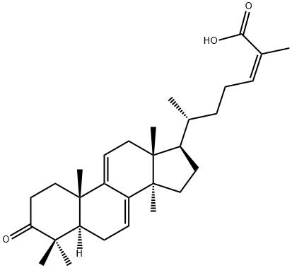 灵芝酸 SZ 结构式