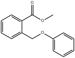 Benzoic acid, 2-(phenoxymethyl)-, methyl ester Structure