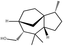 (3S,8aα)-2,3,4,5,6,7,8,8a-Octahydro-3α,8,8-trimethyl-1H-3aα,6α-methanoazulen-7β-ol Struktur