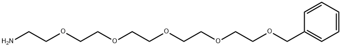 ベンジル-PEG5-アミン 化学構造式