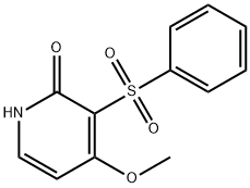2(1H)-Pyridinone, 4-methoxy-3-(phenylsulfonyl)-