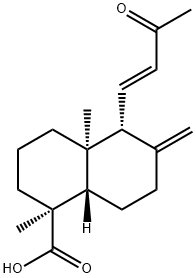 ent-14,15-ジノル-13-オキソラブダ-8(17),11-ジエン-18-酸 化学構造式
