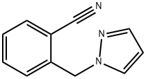 Benzonitrile, 2-(1H-pyrazol-1-ylmethyl)- Structure
