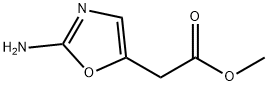 2-(2-氨基噁唑-5-基)乙酸甲酯, 878375-87-2, 结构式