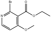2-溴-4-甲氧基烟酸乙酯,87853-68-7,结构式