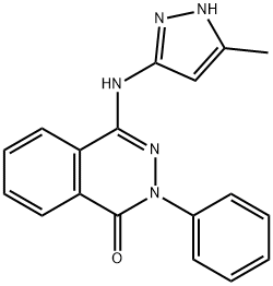 Phthalazinone pyrazole 结构式