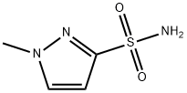 N-甲基吡唑-3-磺酰胺, 88398-97-4, 结构式