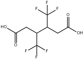Hexanedioic acid, 3,4-bis(trifluoromethyl)-,887268-10-2,结构式