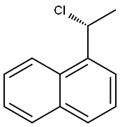 Naphthalene, 1-(1-chloroethyl)-, (R)- (9CI) Structure