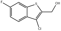 Benzo[b]thiophene-2-methanol, 3-chloro-6-fluoro- Struktur