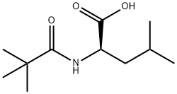 N-Pivaloyl-D-Leu-OH Struktur