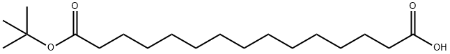 十五烷二酸单叔丁酯,905302-42-3,结构式